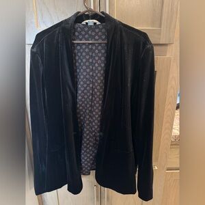 Old Navy Black Blazer with Floral Lining
